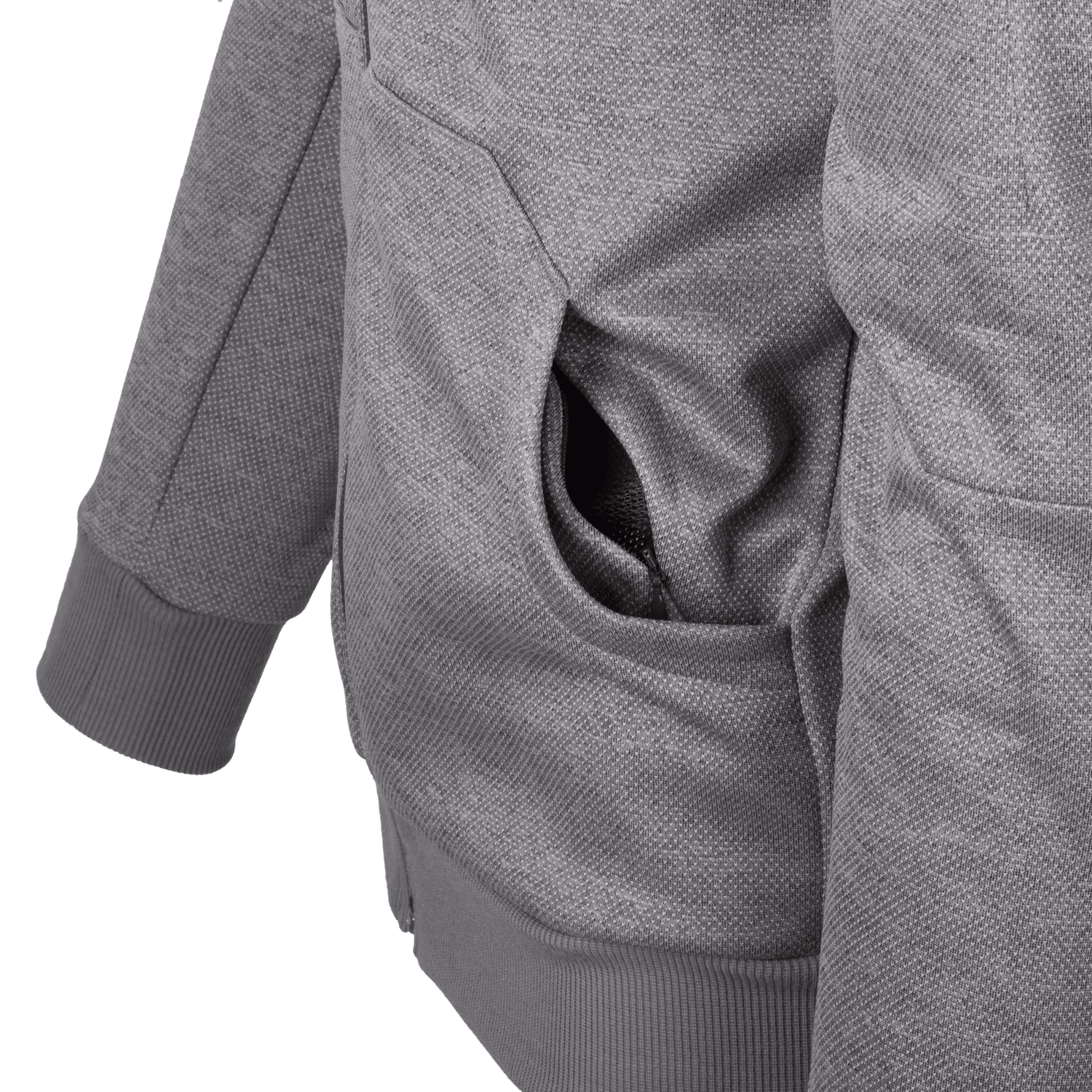 Худи Helikon URBAN TACTICAL HOODIE (FullZip)® - Black / Grey Melange — изображение 6
