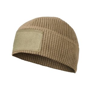 Шапка флисовая Helikon RANGE BEANIE Cap® - Grid Fleece - Coyote