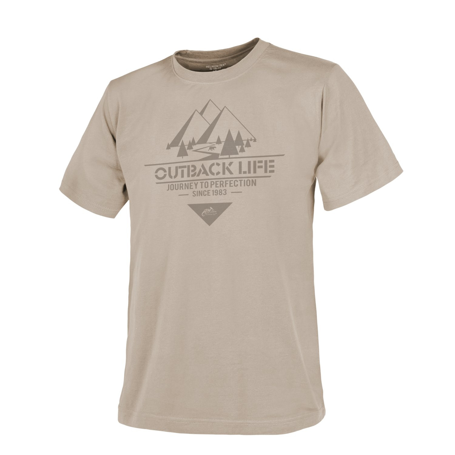 Футболка Helikon T-Shirt (Outback Life) - Cotton - Khaki