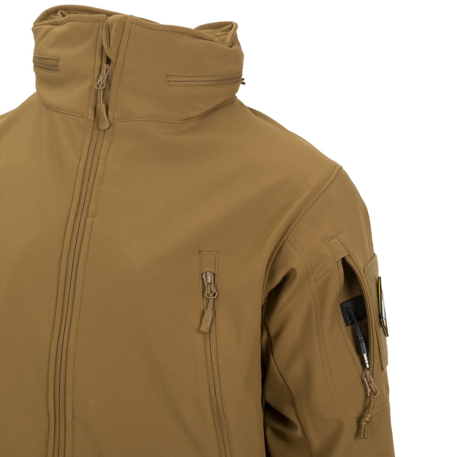 Куртка Helikon GUNFIGHTER Jacket - Shark Skin Windblocker - Foliage Green — изображение 9