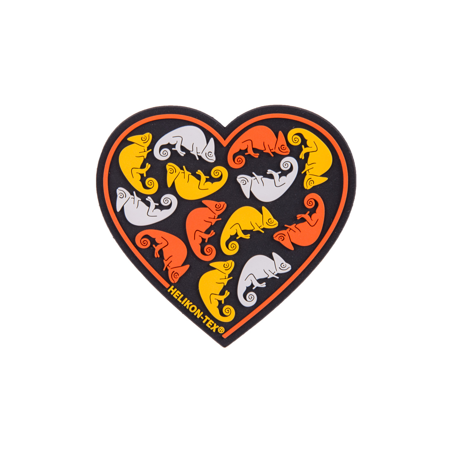 Патч Helikon "Heart" Patch - PVC - Black
