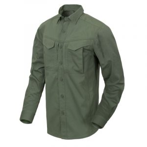 Рубашка Helikon DEFENDER Mk2 Shirt long sleeve® - PolyCotton Ripstop - Olive Green