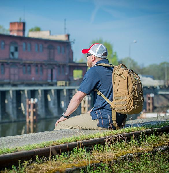 Рюкзак Helikon EDC Backpack® - Nylon - Melange Blue — изображение 5