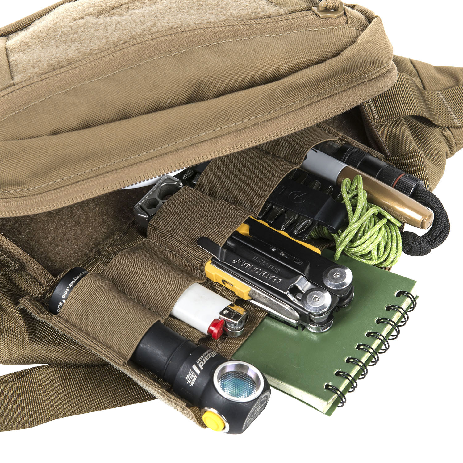 Сумка Helikon BANDICOOT Waist Pack® - Cordura® - Yellow Curry / Black C — изображение 5