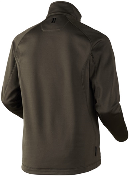Кофта флисовая Harkila Teko half zip - Shadow Brown — изображение 5