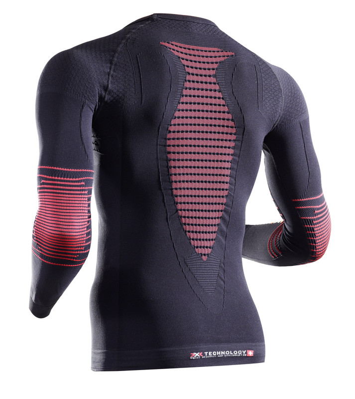 Термолонгслив X-BIONIC® ENERGIZER® MK2 Shirt - BLACK / RED — изображение 2