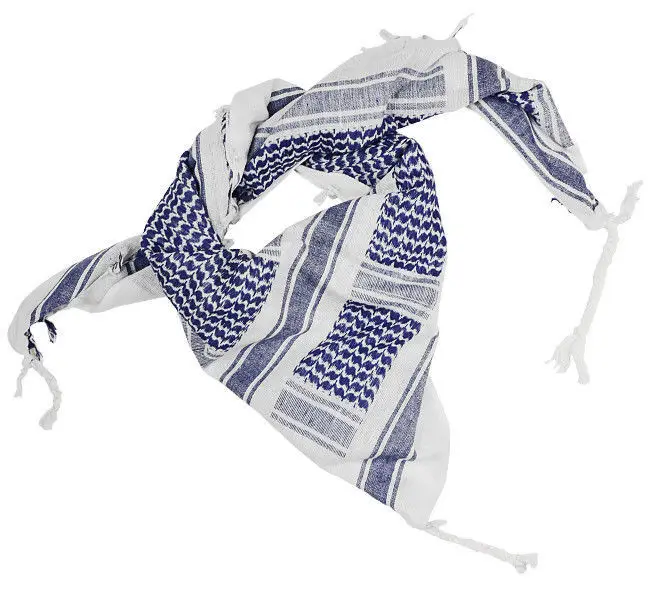 Арафатка Mil-Tec SCARF SHEMAGH - WHITE / BLUE — изображение 2
