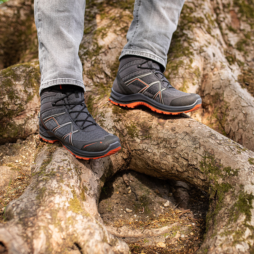 Ботинки HAIX BLACK EAGLE ADVENTURE 2.2 GTX MID - GRAPFITE ORANGE — изображение 6