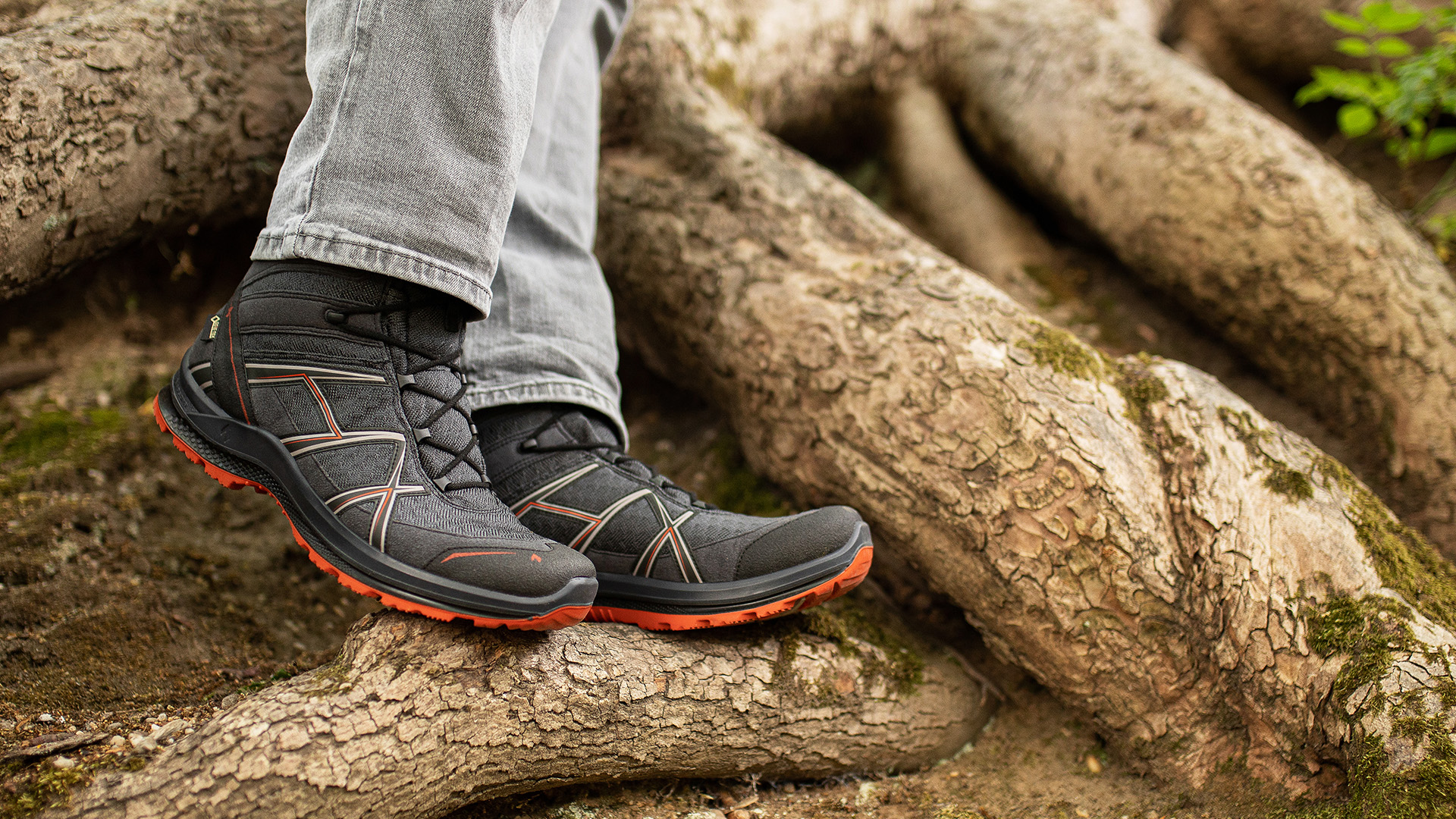 Ботинки HAIX BLACK EAGLE ADVENTURE 2.2 GTX MID - GRAPFITE ORANGE — изображение 9