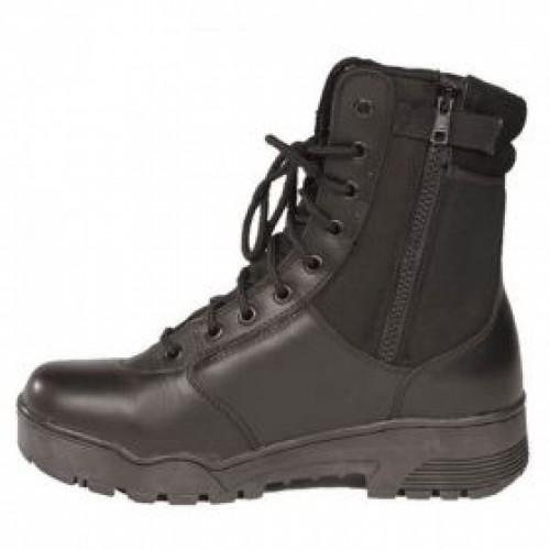 Ботинки Mil-Tec TACTICAL STIEFEL LEDER / CORDURA M.RV - BLACK — изображение 2