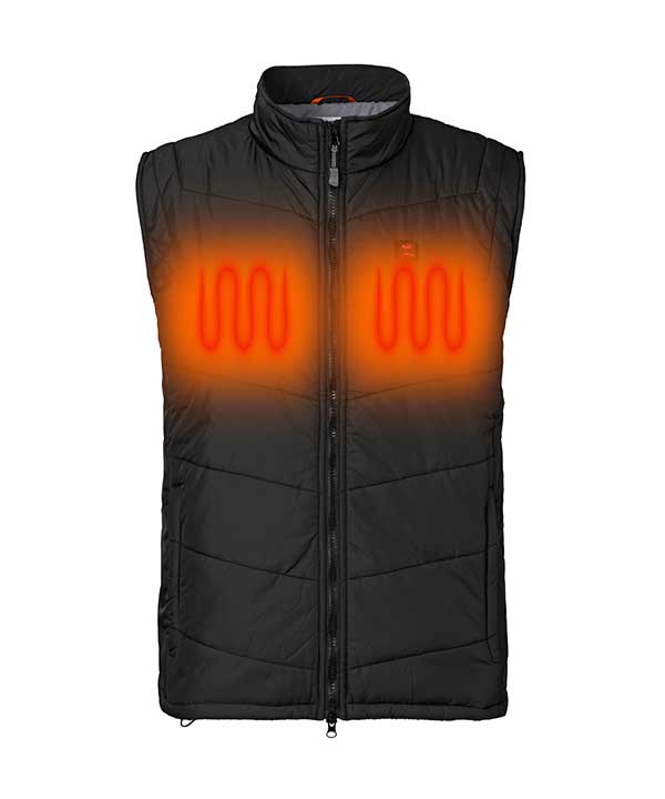 Жилет мужской с подогревом NordicHeat Herre Vest - Black — изображение 4