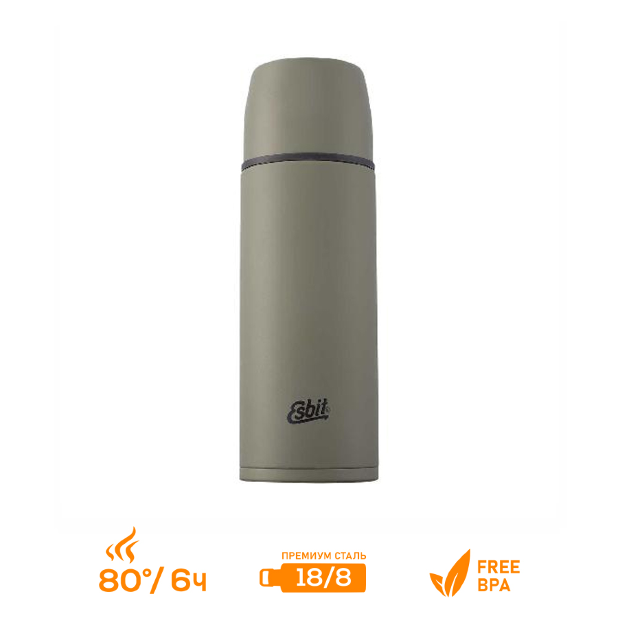 ТЕРМОС ESBIT Stainless Steel Vacuum Flask Green, 1л