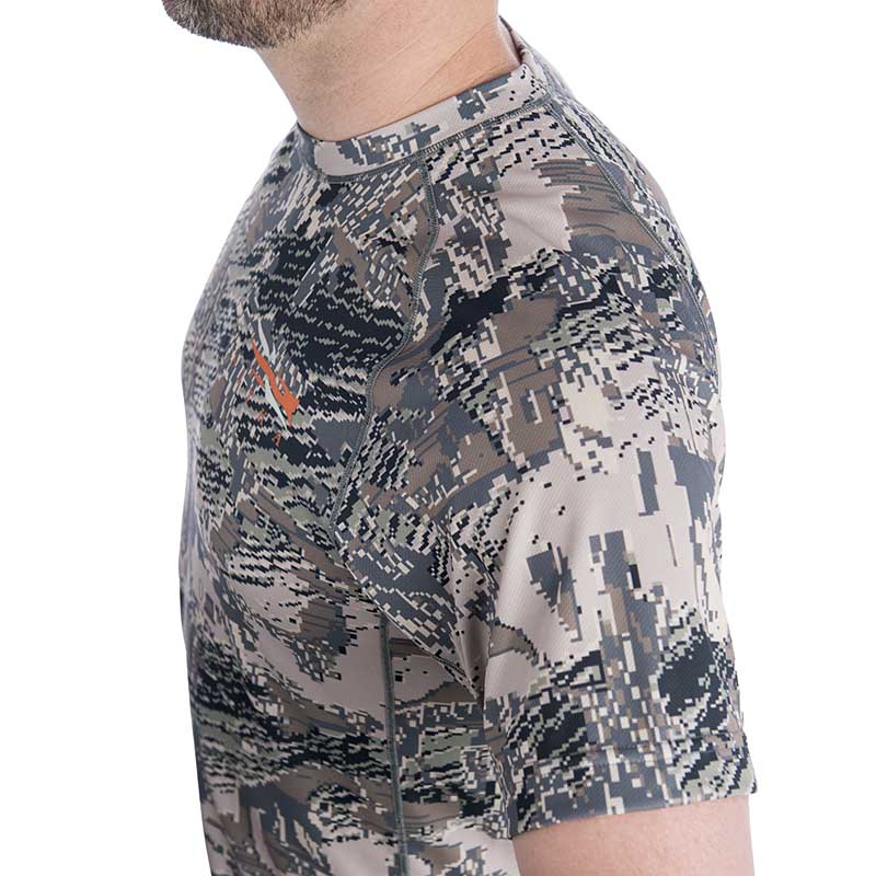 Термофутболка SITKA CORE LIGHTWEIGHT CREW SS - OPTIFADE OPEN COUNTRY — изображение 2