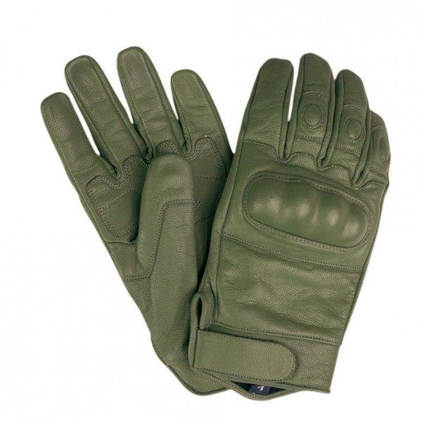 Перчатки Mil-Tec TACTICAL GLOVES LEDER - OLIV