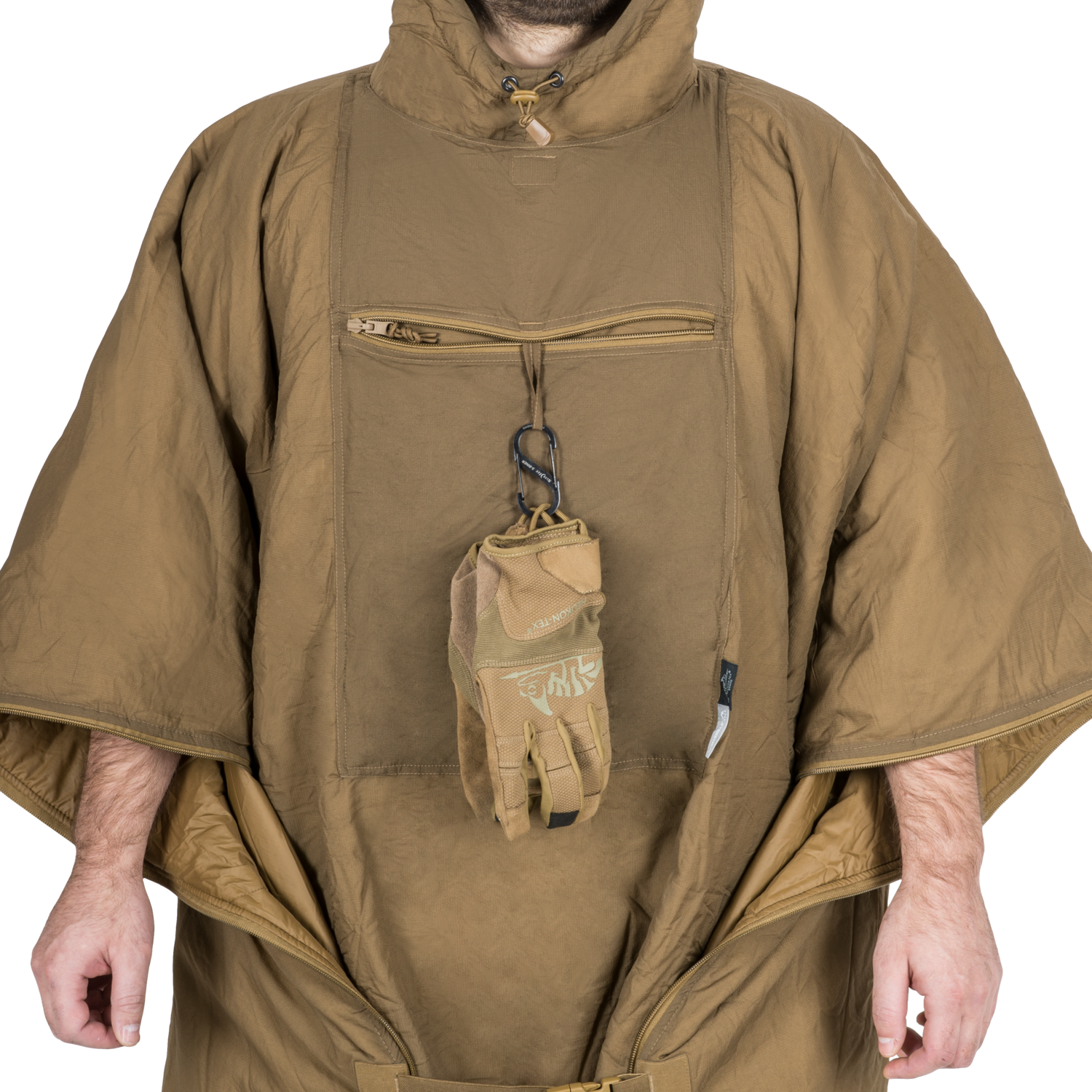 Пончо утепленное Helikon SWAGMAN ROLL Poncho® - Alpha Green — изображение 3