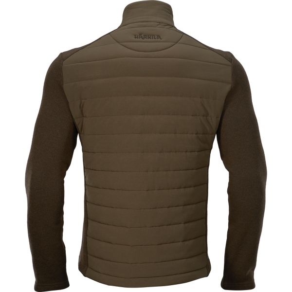 Толстовка Härkila Retrieve Insulated Cardigan - 78 Dark warm olive — изображение 2