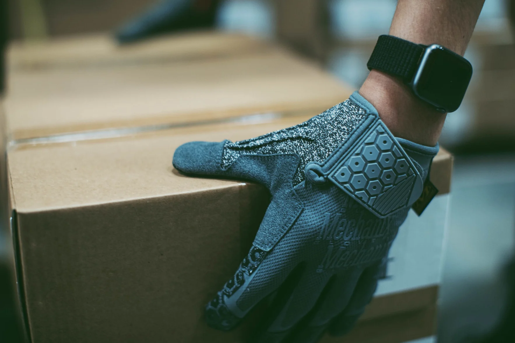 Перчатки MECHANIX BOX CUTTER - Grey — изображение 10