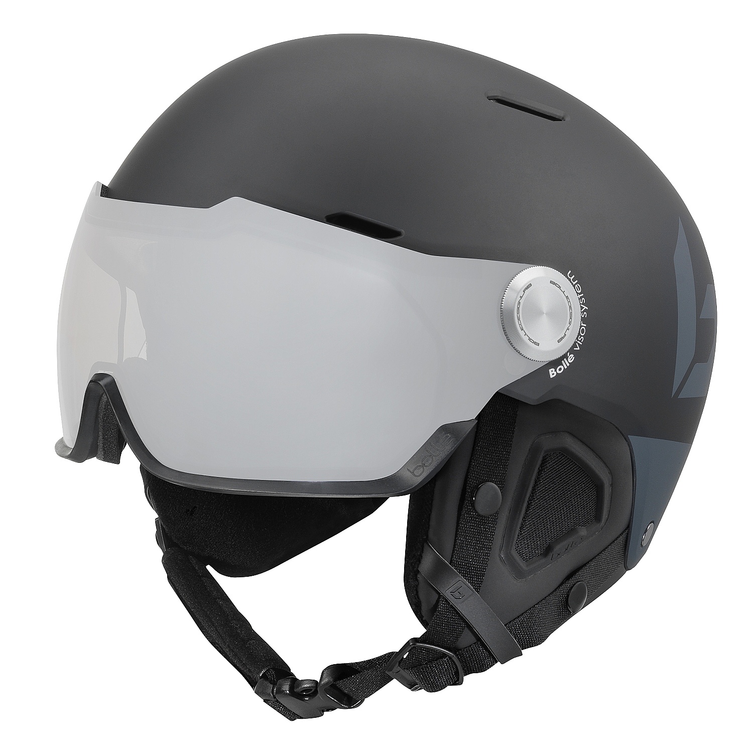 Горнолыжный шлем Bolle Might Visor Premium MIPS Matt Black 52-55 cm (S)