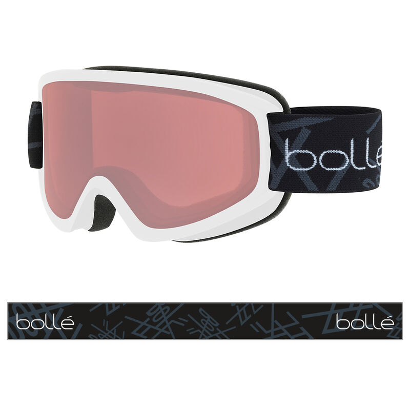 Очки горнолыжные Bolle FREEZE White Matte - Vermillon Cat.2 — изображение 2
