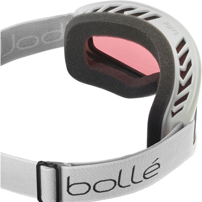 Очки горнолыжные Bolle FREEZE White Matte - Vermillon Cat.2 — изображение 3