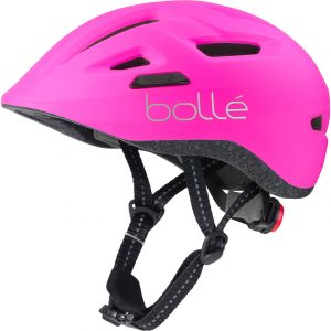 Велосипедный шлем Bolle Stance Junior Matt HI-VIS Pink 47-51 cm (XS)