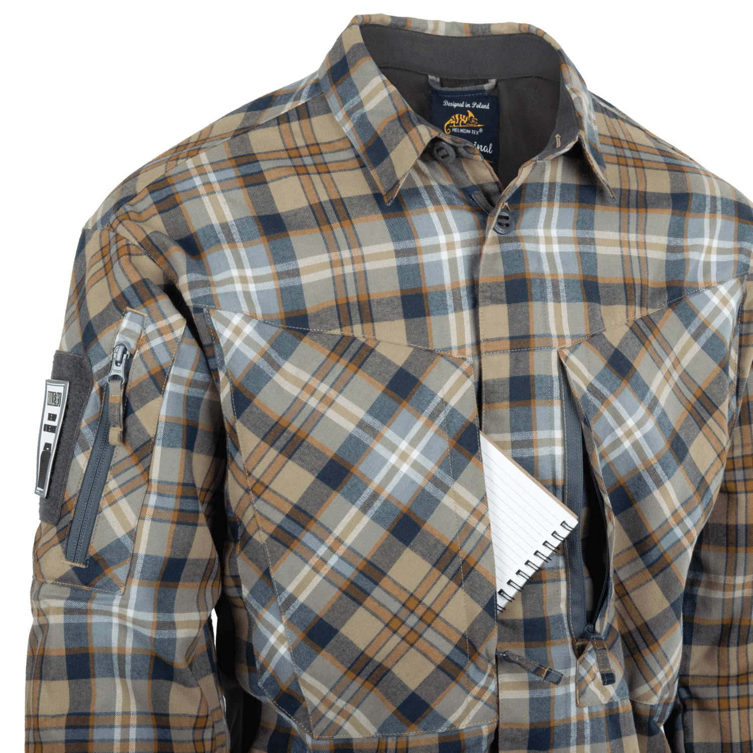 Рубашка Helikon MBDU Flannel Shirt® - Ginger Plaid — изображение 5