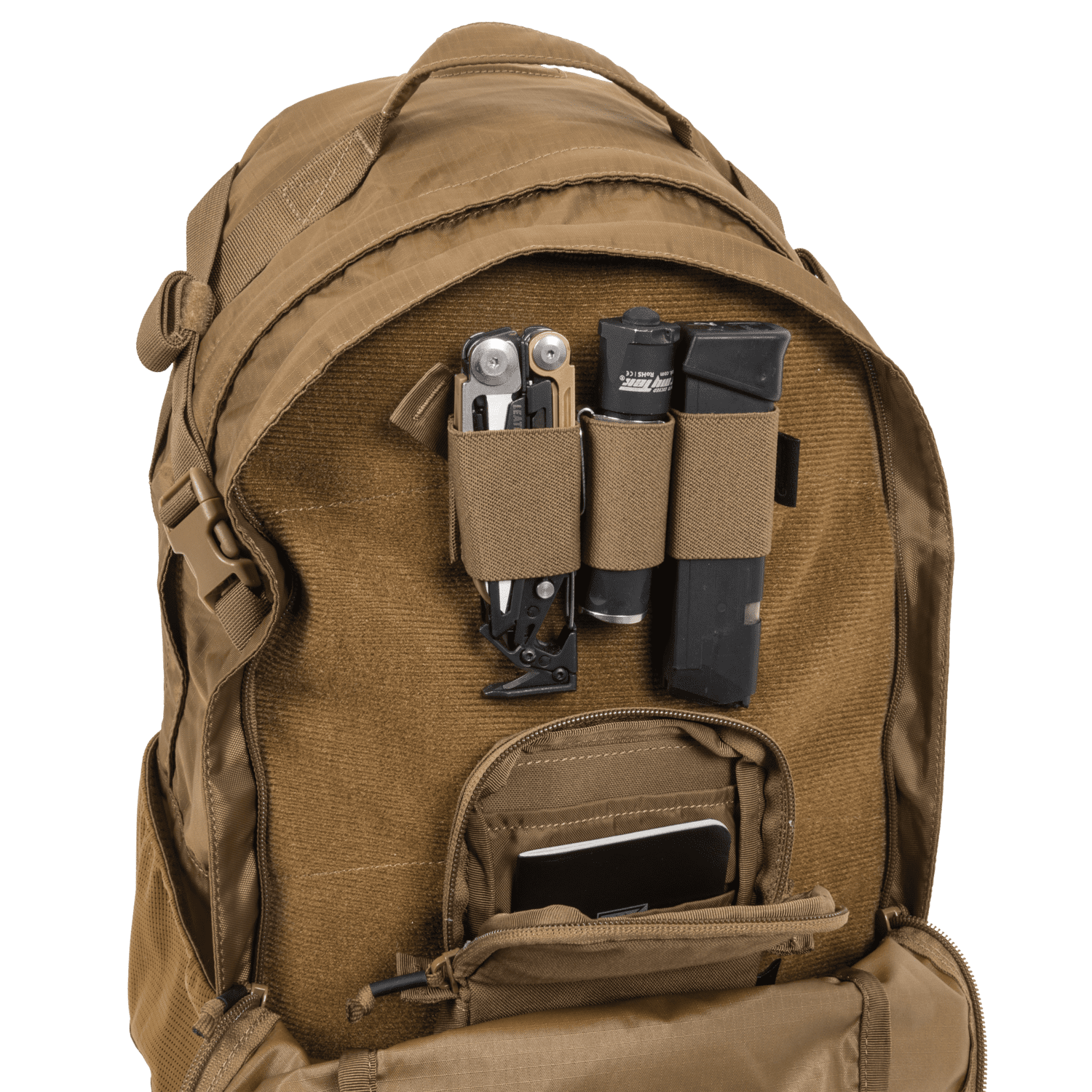 Рюкзак Helikon EDC Lite Backpack® - Nylon - Olive Green — изображение 5