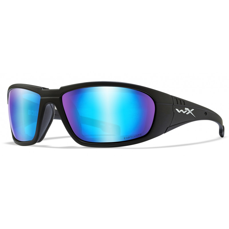 Очки Wiley-X BOSS Matte Black Frame/Captivate Pol Blue Mirror
