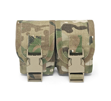 Подсумок магазина Warrior Double Frag Grenade Pouch MultiCam