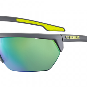 Очки Cebe CINETIK 2.0 Matte Graphite Lime - Zone Grey Green