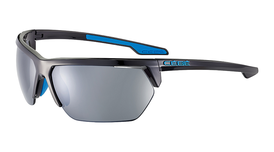 Очки Cebe CINETIK 2.0 Shiny Black Blue - Zone Polarized Grey Silver