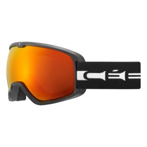 Очки горнолыжные Cebe ARTIC M Mat Black White Orange Flash Fire Cat.2