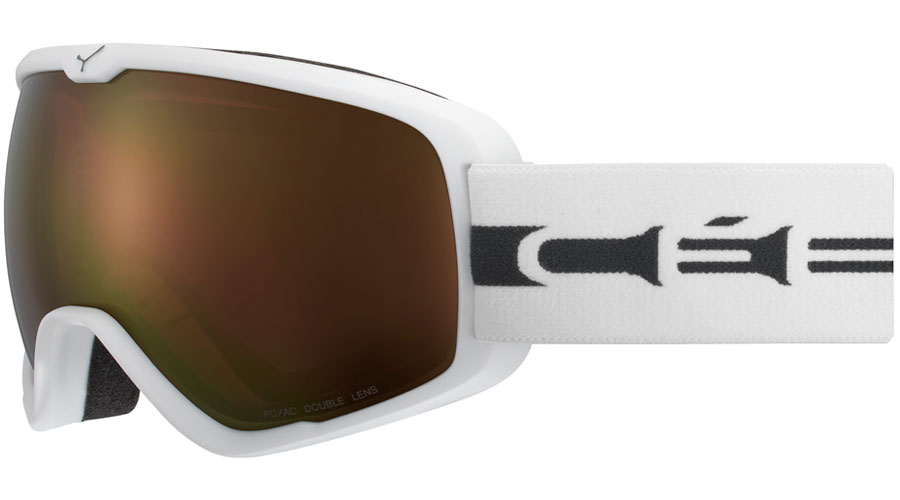 Очки горнолыжные Cebe ARTIC M Mat White Grey Dark Rose Flash Gold Cat.3