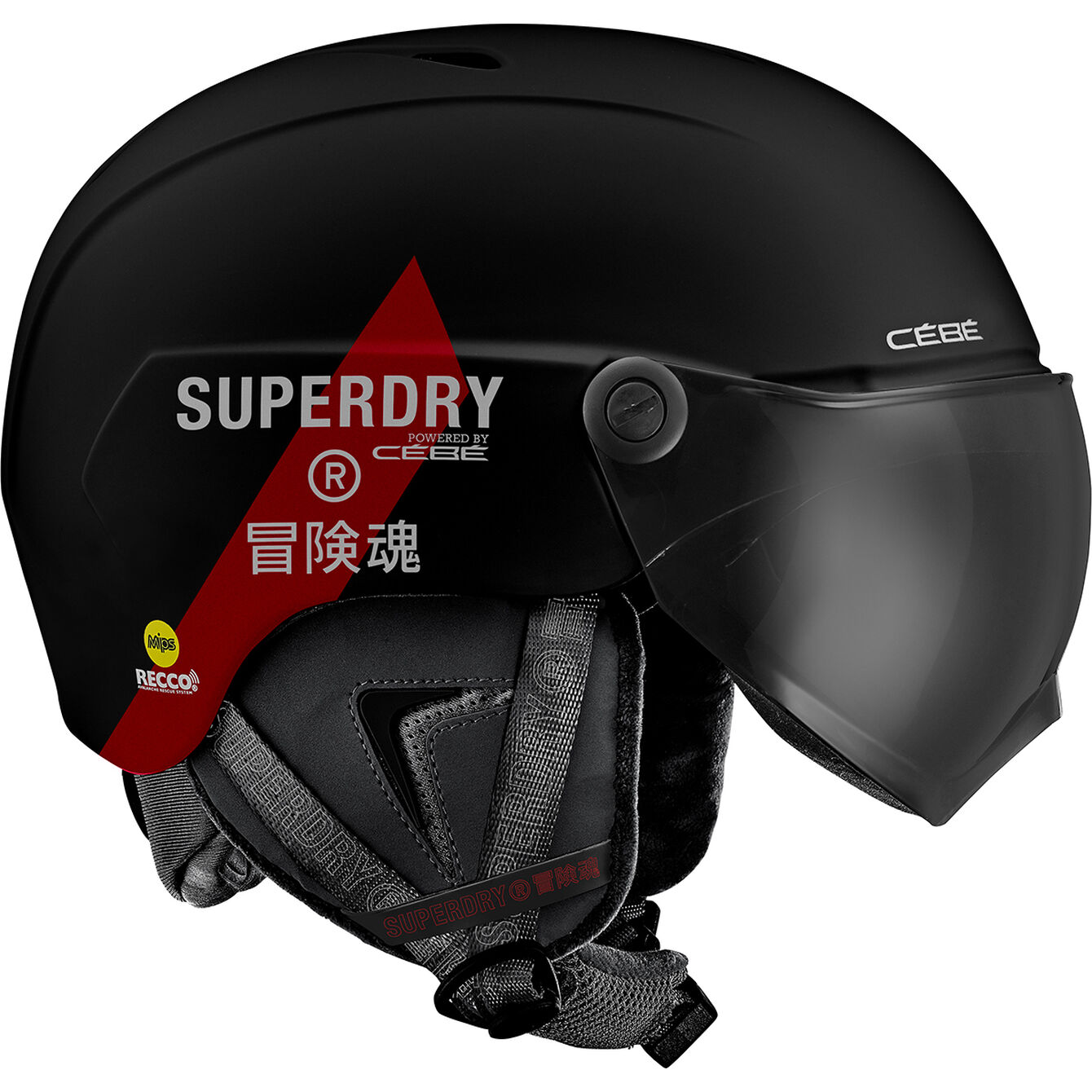 Горнолыжный шлем Cebe Contest Vision MIPS Matt Black 56-58cm (M)