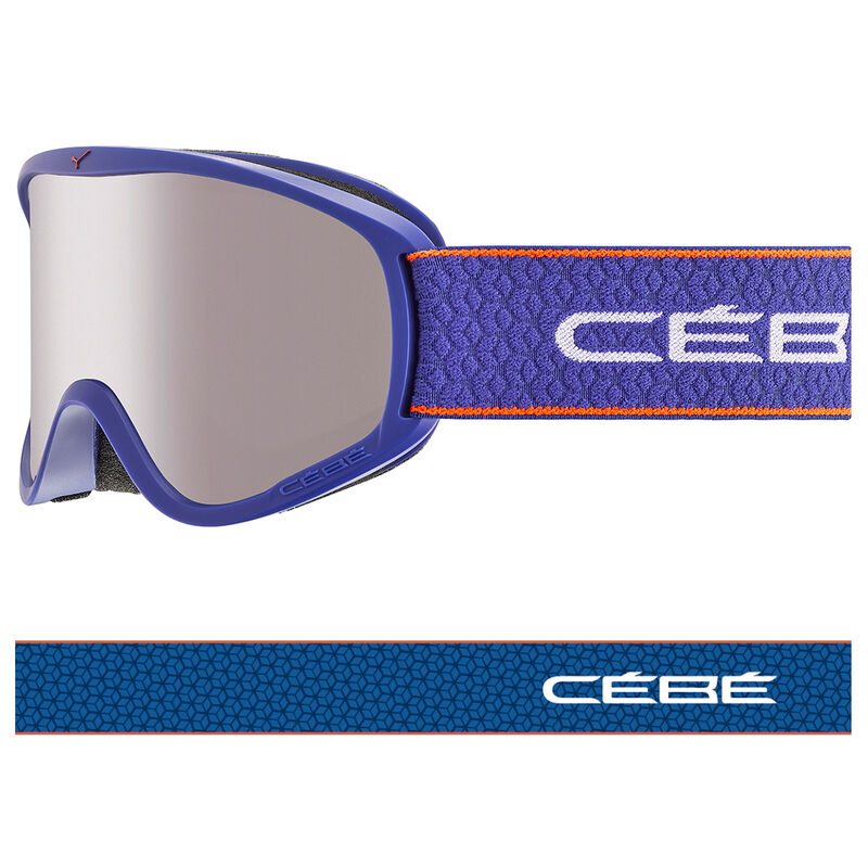 Очки горнолыжные Cebe HOOPOE Matt Blue Orange - Orange Flash Mirror Cat.2 — изображение 3
