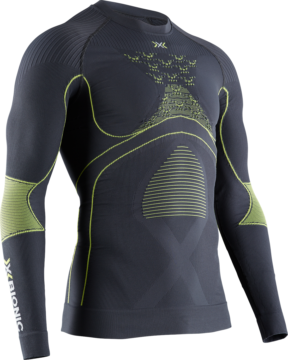 Термолонгслив X-BIONIC® ENERGY ACCUMULATOR® 4.0 Shirt LG SL - CHARCOAL / YELLOW