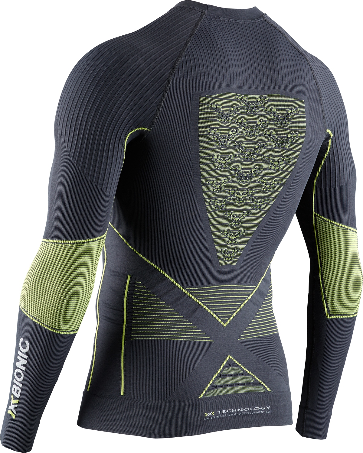 Термолонгслив X-BIONIC® ENERGY ACCUMULATOR® 4.0 Shirt LG SL - CHARCOAL / YELLOW — изображение 2