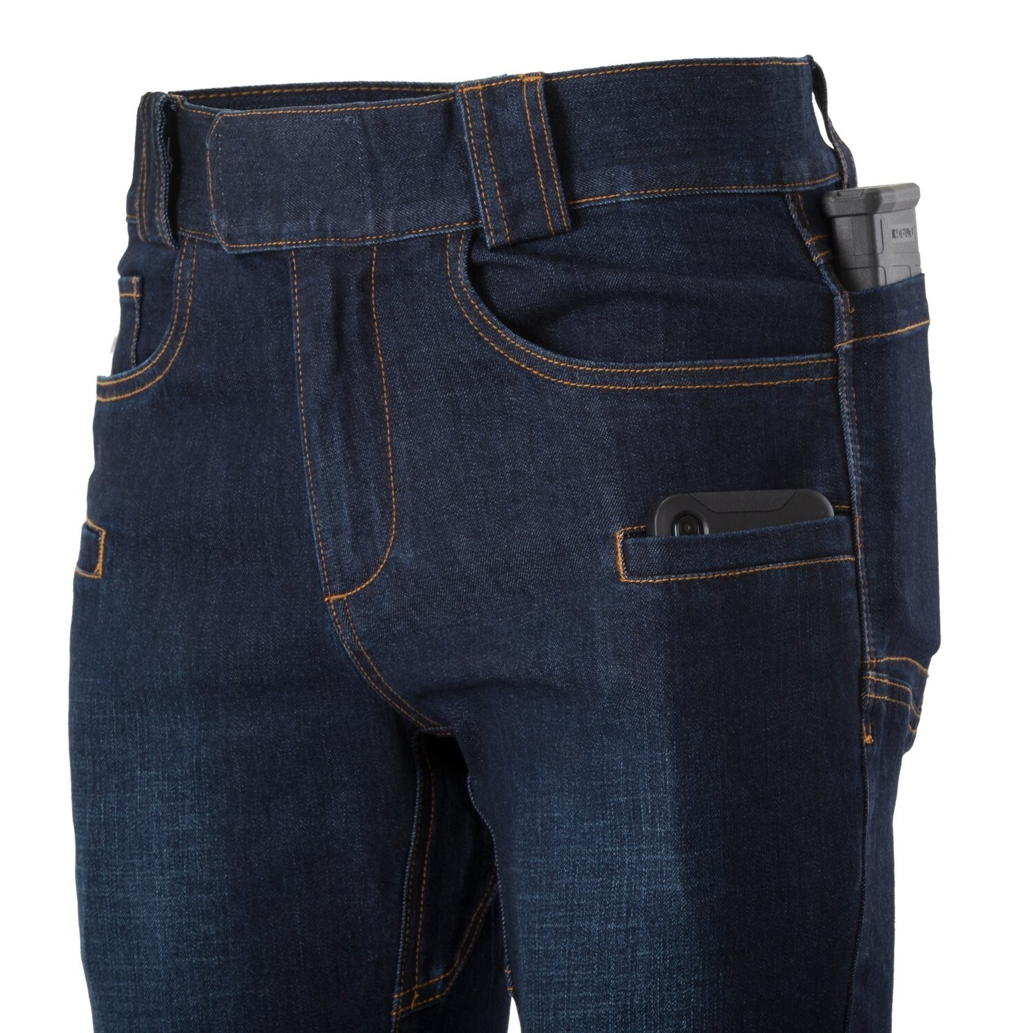 Брюки Helikon GREYMAN TACTICAL JEANS® SLIM - Denim Mid - Dark Blue — изображение 3