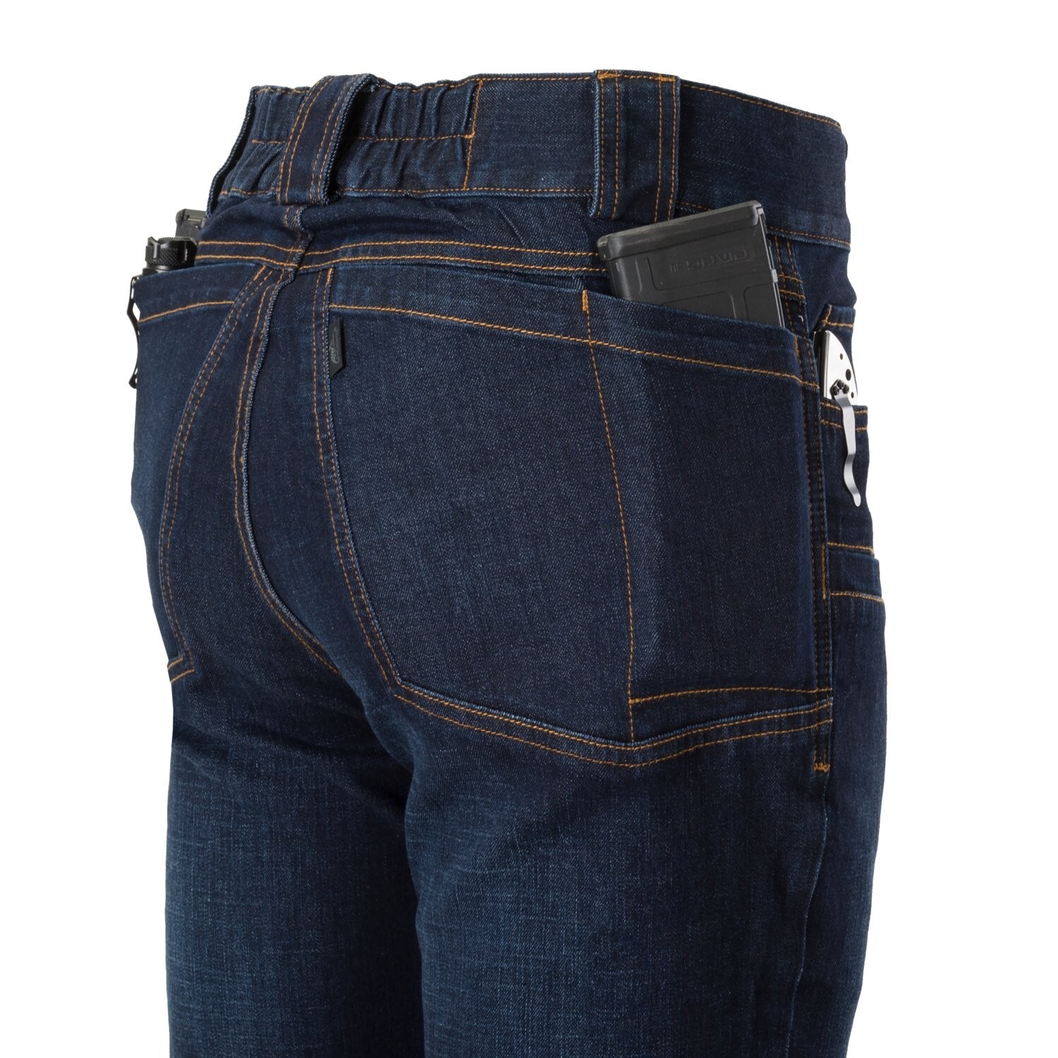 Брюки Helikon GREYMAN TACTICAL JEANS® SLIM - Denim Mid - Dark Blue — изображение 4