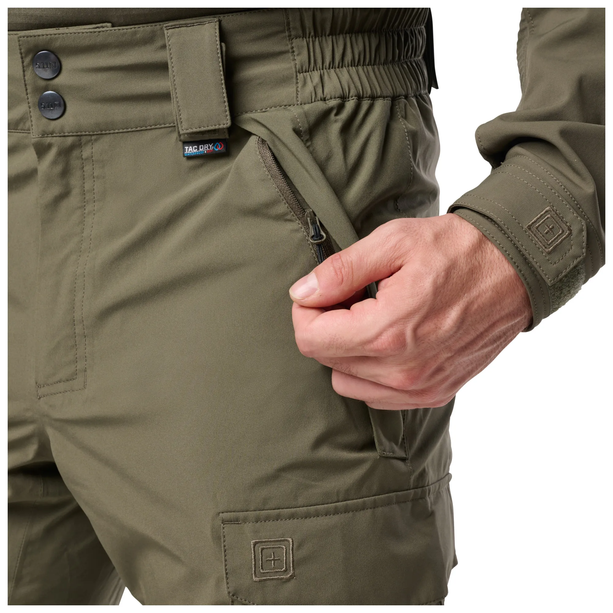 Брюки 5.11 FORCE RAIN PANT - 186 RANGER GREEN — изображение 6