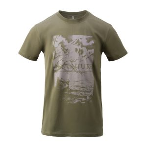 Футболка Helikon-Tex T-Shirt (Adventure Is Out There) Cotton - Olive Green