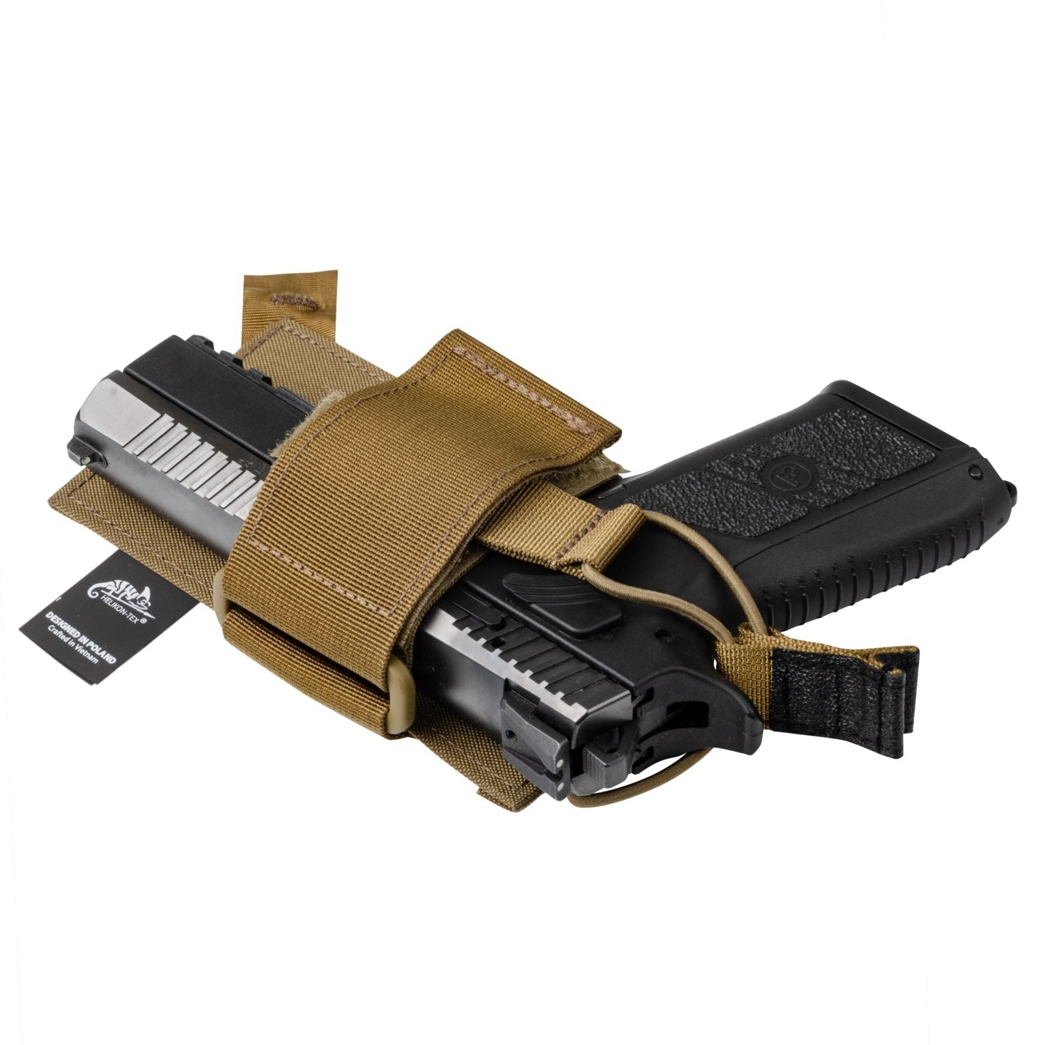 Кобура на липучке Helikon Inverted PISTOL HOLDER INSERT® - Coyote — изображение 6