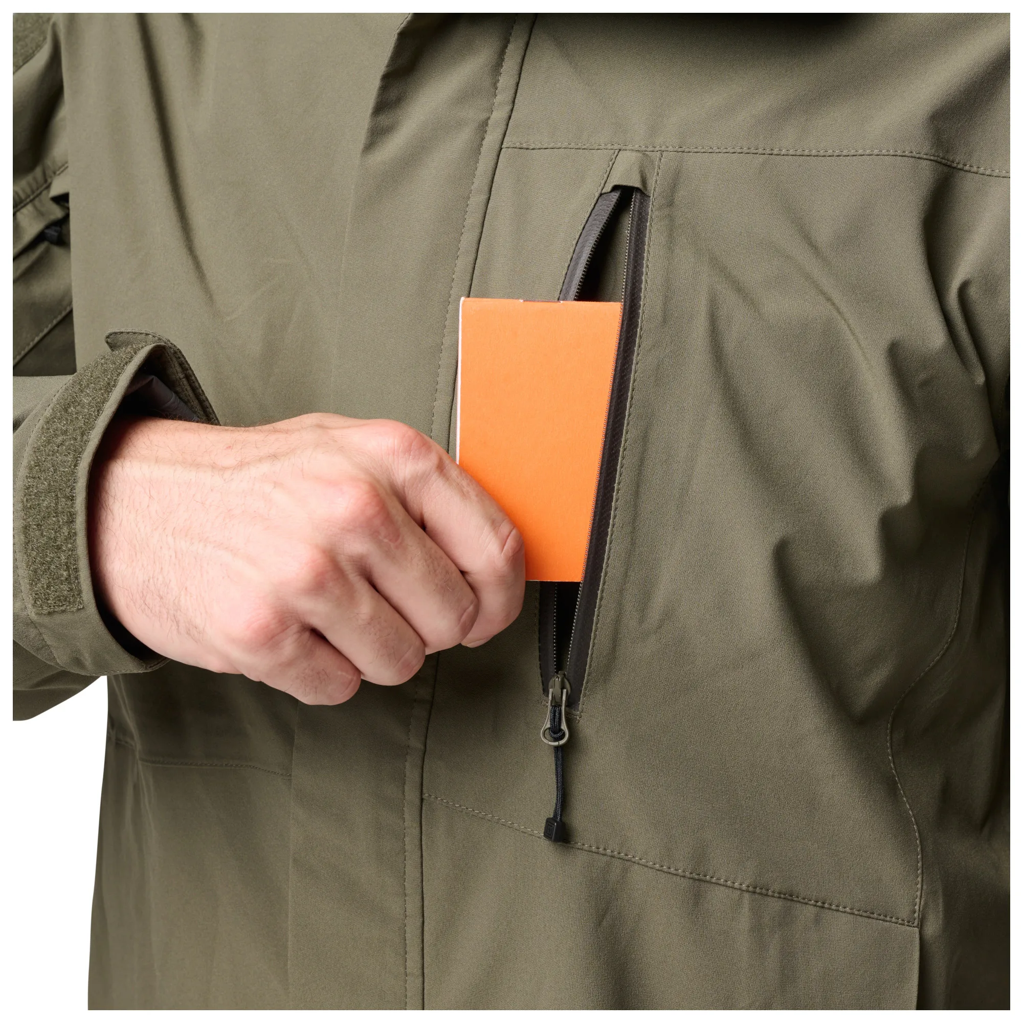 Куртка 5.11 FORCE RAINSHELL JACKET - 186 RANGER GREEN — изображение 10