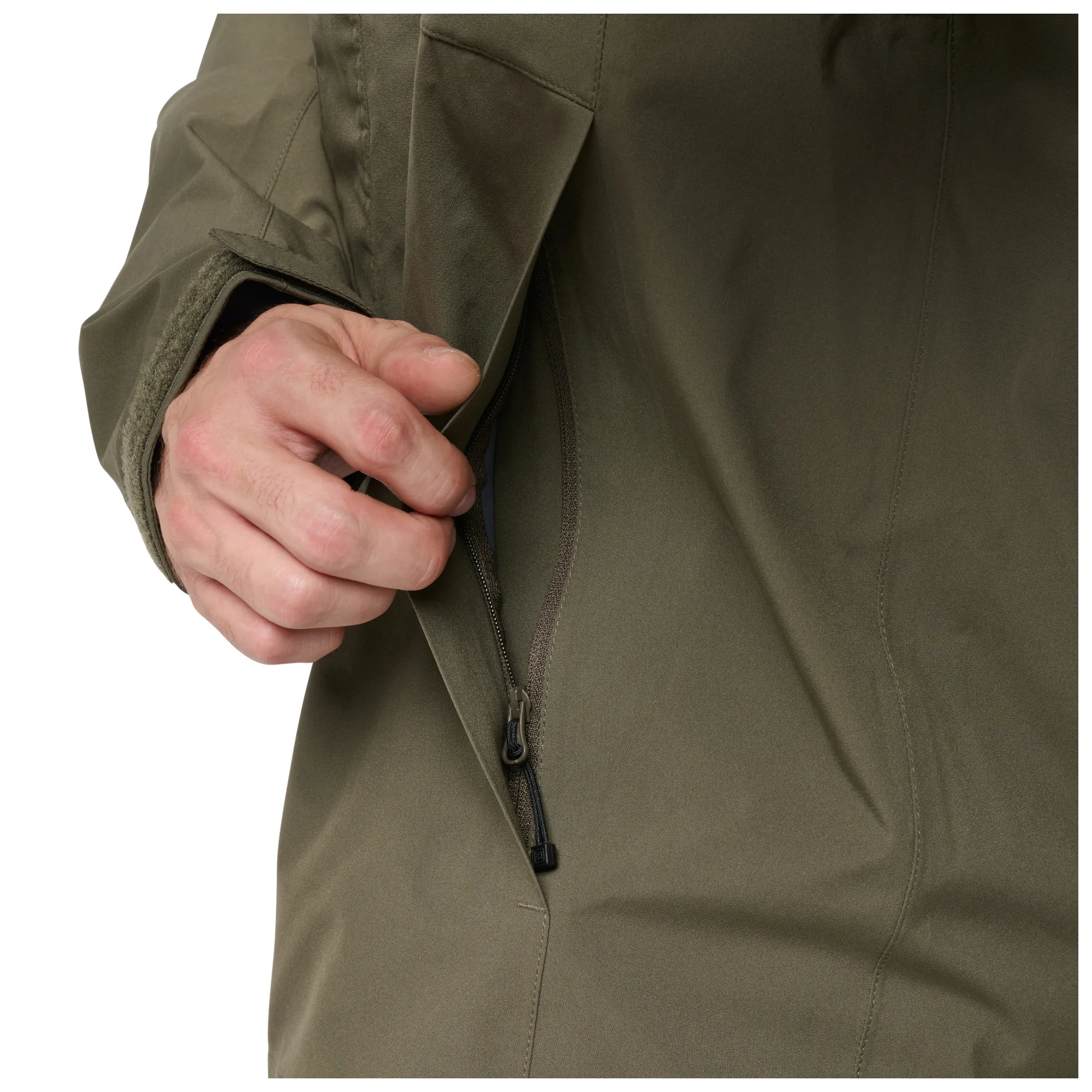 Куртка 5.11 FORCE RAINSHELL JACKET - 186 RANGER GREEN — изображение 14