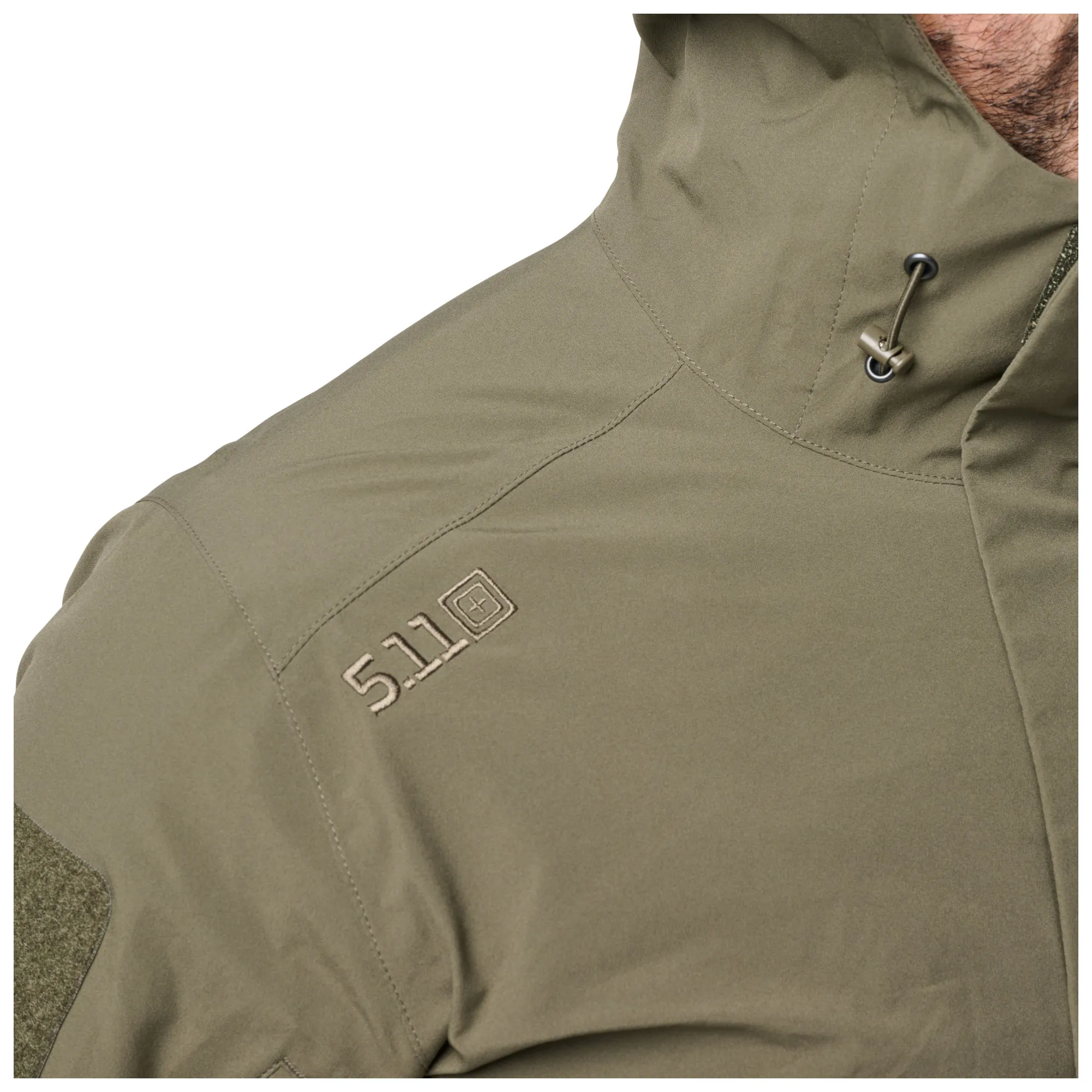 Куртка 5.11 FORCE RAINSHELL JACKET - 186 RANGER GREEN — изображение 8