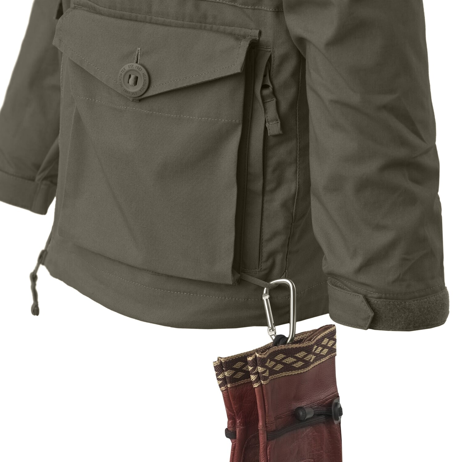 Куртка Helikon-Tex SAS Smock - DuraCanvas - Taiga Green — изображение 13