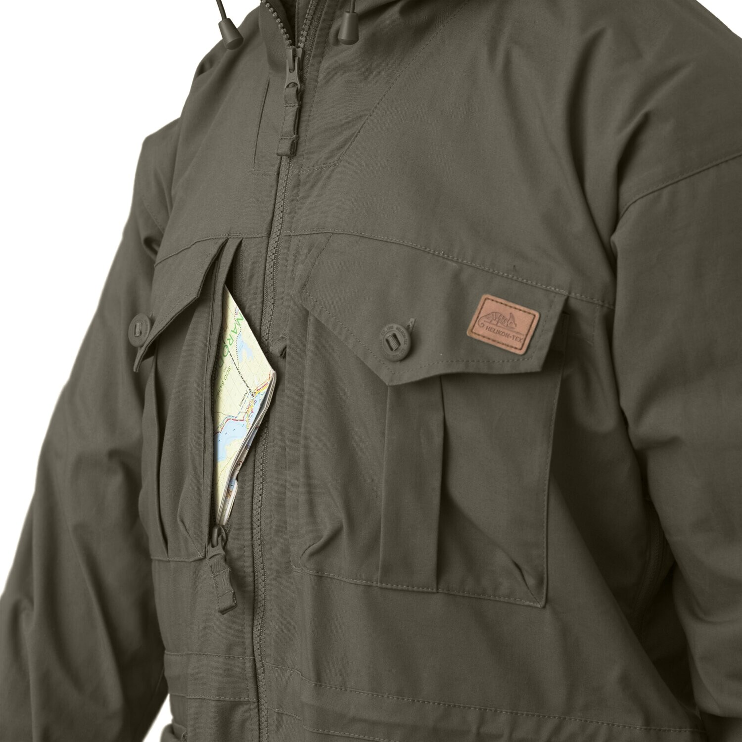 Куртка Helikon-Tex SAS Smock - DuraCanvas - Taiga Green — изображение 7