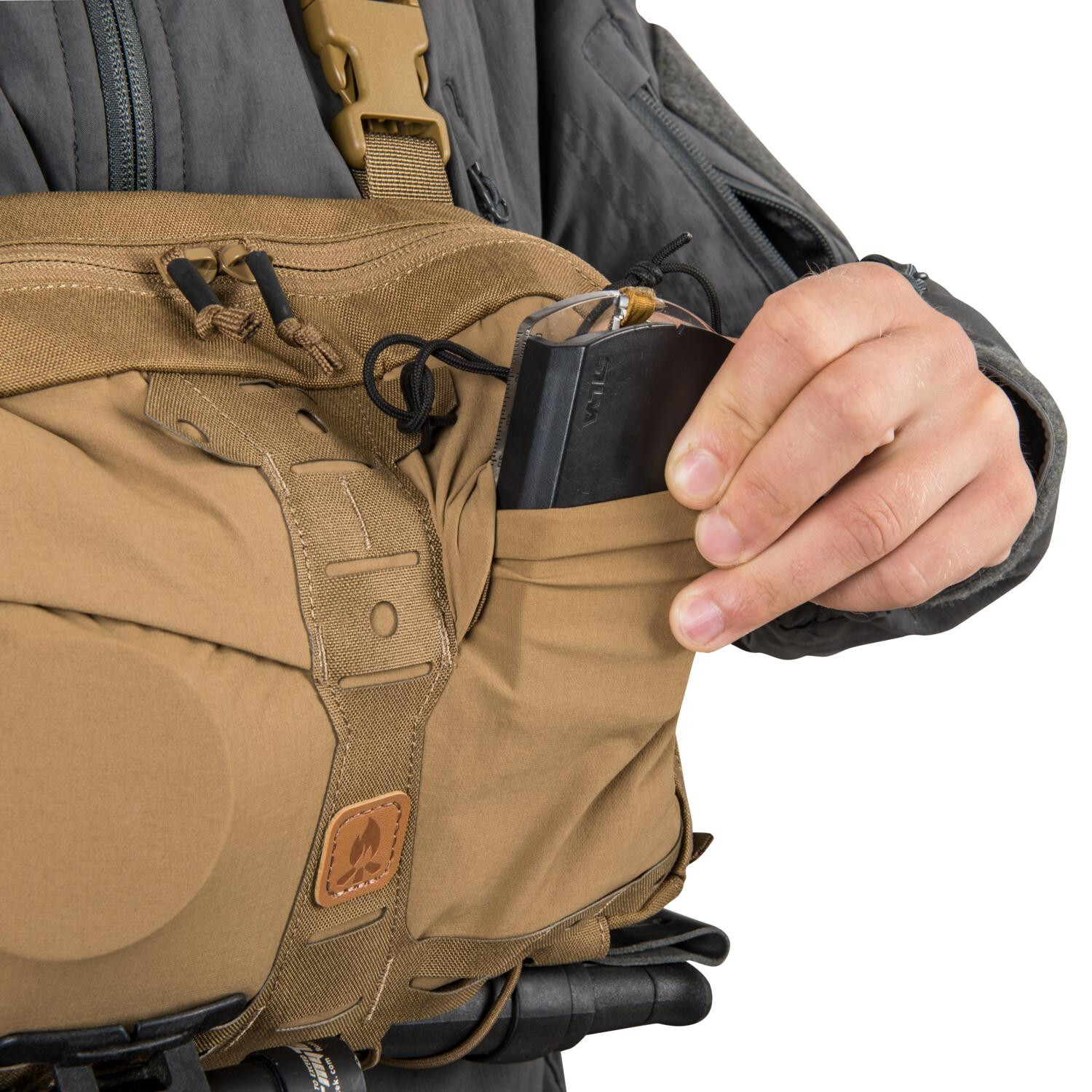Нагрудная сумка Helikon CHEST PACK NUMBAT® - Crimson Sky/Black A — изображение 4