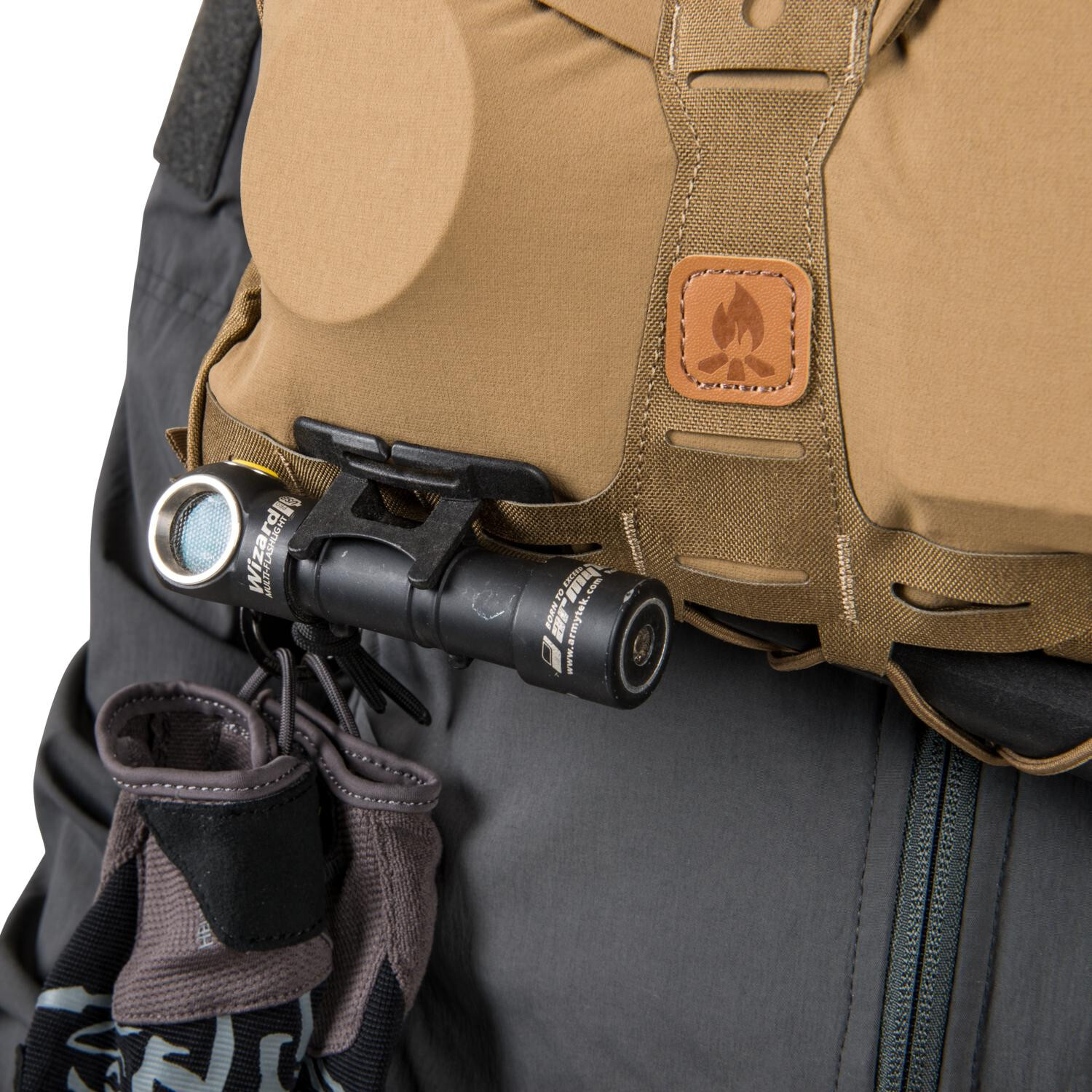 Нагрудная сумка Helikon CHEST PACK NUMBAT® - Crimson Sky/Black A — изображение 6
