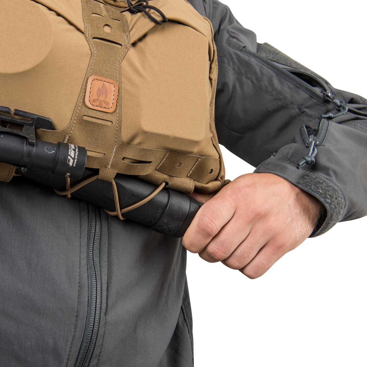 Нагрудная сумка Helikon CHEST PACK NUMBAT® - Crimson Sky/Black A — изображение 7